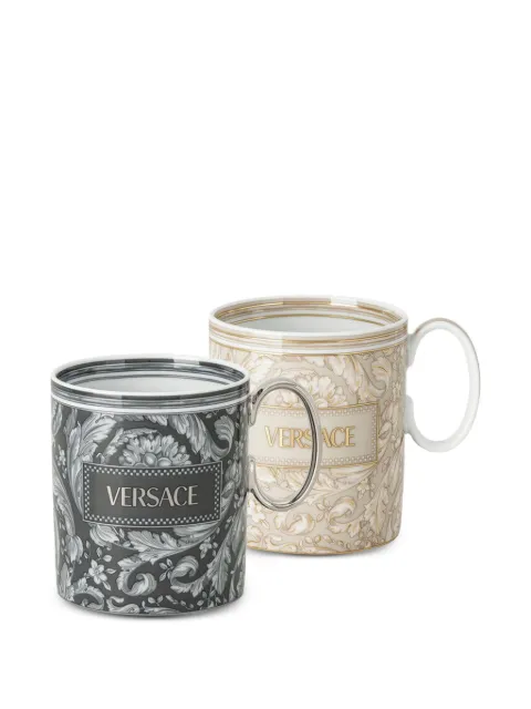 Versace baroque-print mug Neutrals 181933540378329220