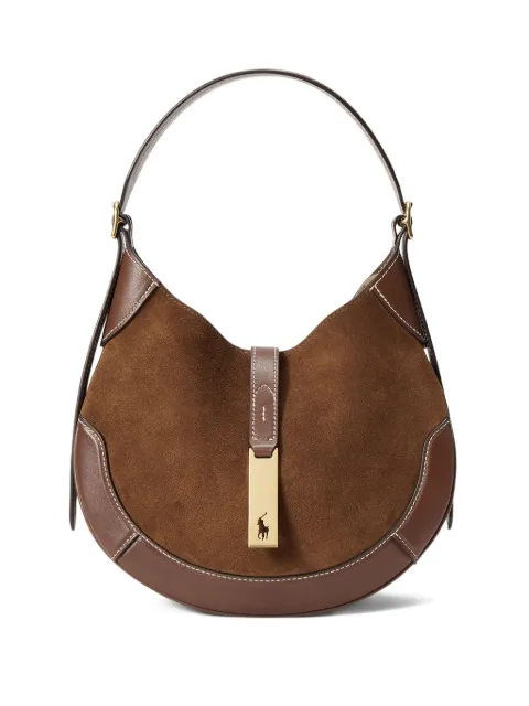 Polo Ralph Lauren small Polo ID shoulder bag Brown 428945972004