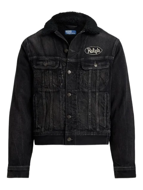 Polo Ralph Lauren denim sherpa-collar jacket Black 710956616001
