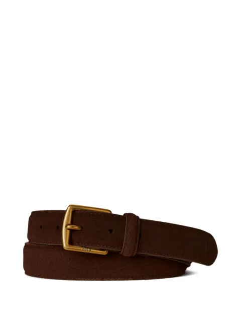 Polo Ralph Lauren suede buckle belt Brown 405978787001