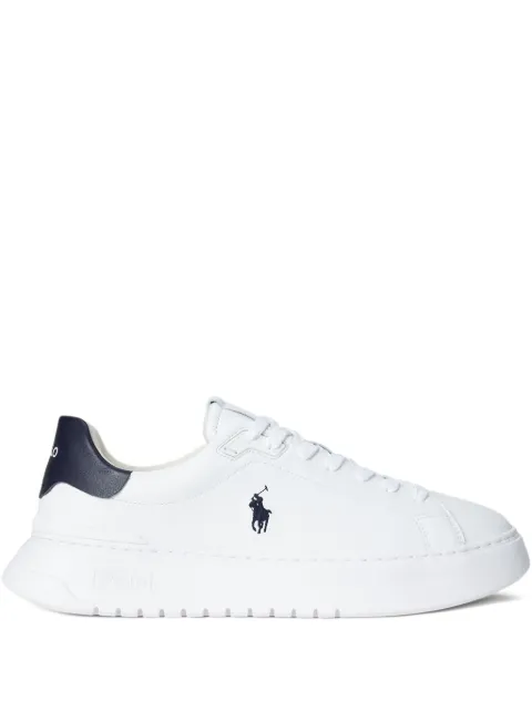 Polo Ralph Lauren Rlite Court leather low-top lace-up sneakers White 809974097001