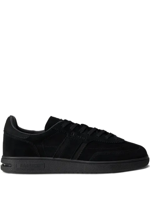Polo Ralph Lauren Bedford logo-detail suede sneakers Black 804975536004