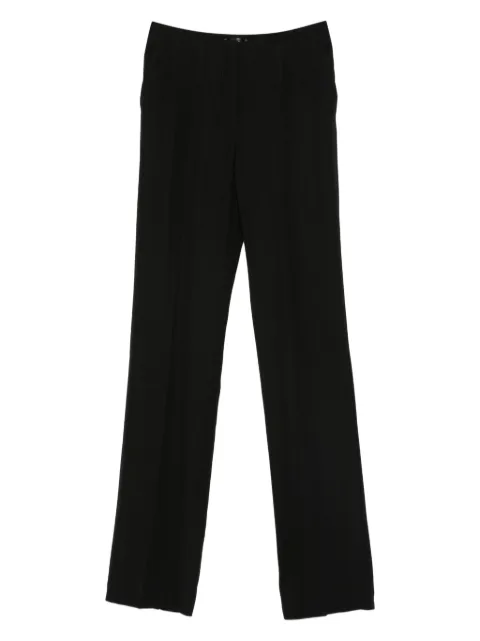 Mugler pleated-front straight-leg trousers Black 25F1PA0518196