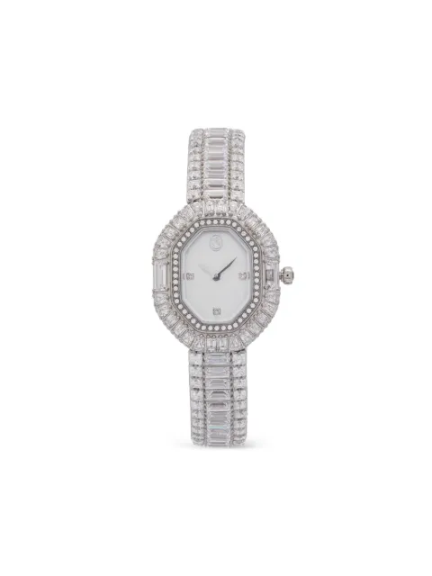Swarovski Crystal Pearl Octagon Baguette 28mm White 5724516