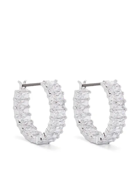Swarovski Matrix hoop earrings Silver 5733397