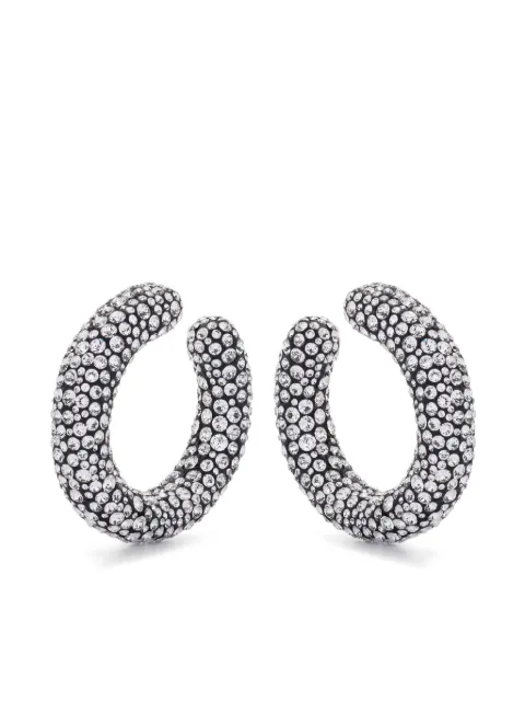 Swarovski Sublima hoop earrings White 5732283