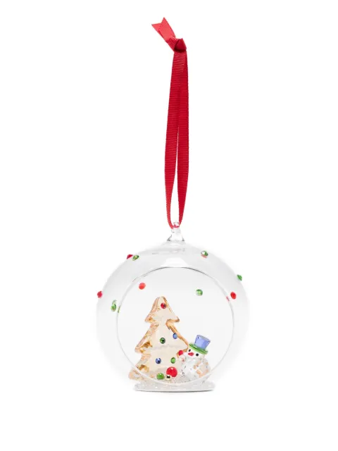 Swarovski Holiday Cheers crystal-tree snowman ball ornament (7cm x 7cm) Neutrals 5701509