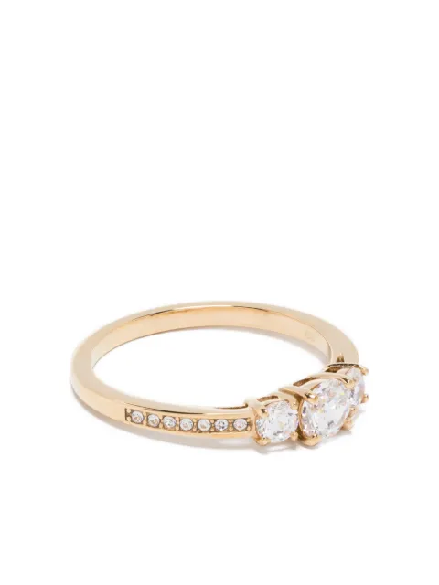 Swarovski Stilla Attract round-cut crystal ring Gold 5723291