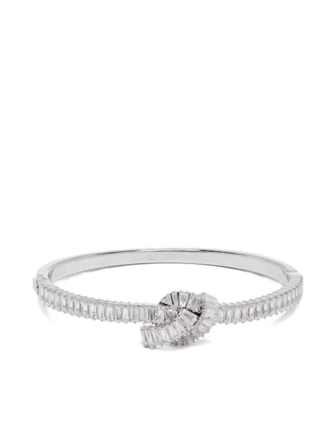 Swarovski baguette-cut knot bracelet Silver 5727121
