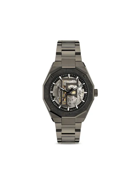 Ferragamo Edge Skeleton 42mm watch Grey SFT700125