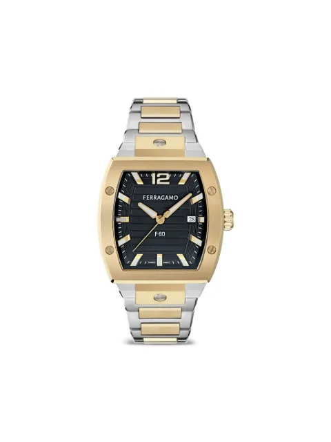 Ferragamo F-80 42mm watch Black SFT800625