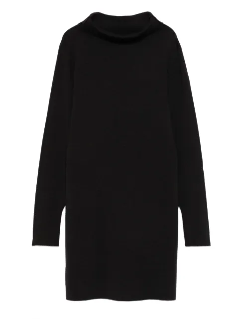 P.A.R.O.S.H. high-neck long-sleeve midi dress Brown LOOK25D550928