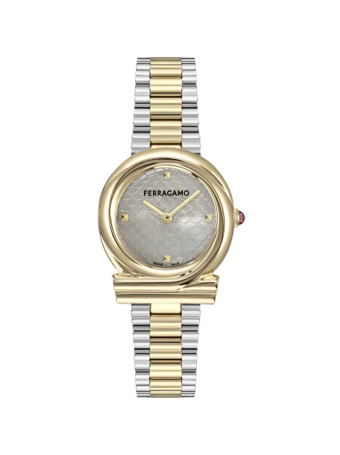 Ferragamo Gancini Twisted 32mm watch Grey SFTG00425