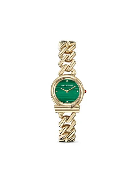 Ferragamo Gancini Twisted 28mm watch Gold SFT200125
