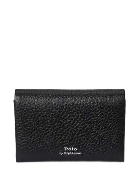 Polo Ralph Lauren Polo Play pebbled leather wallet Black 427949873014