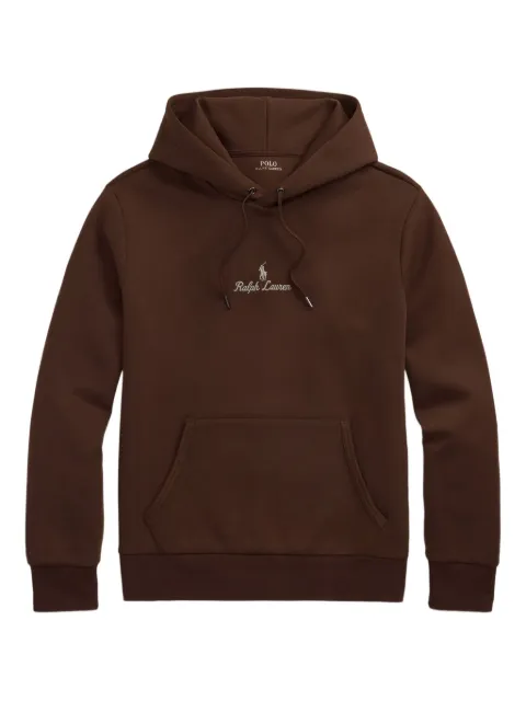 Polo Ralph Lauren logo-embroidered hoodie Brown 710981369009