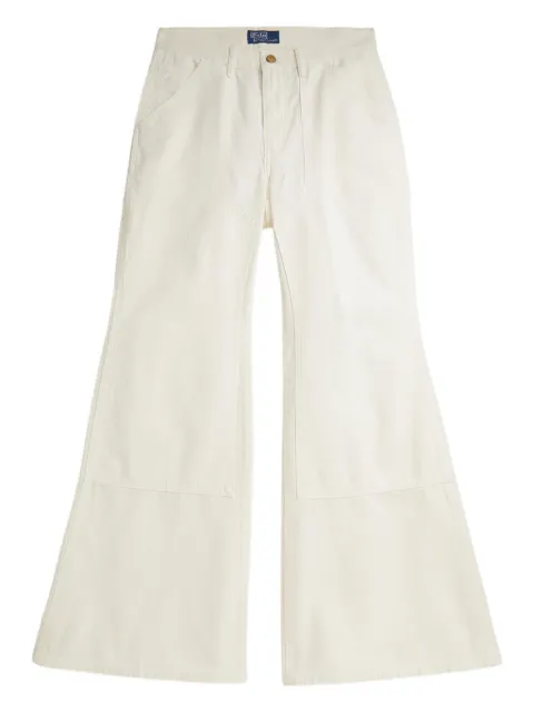Polo Ralph Lauren flared panelled trousers Neutrals 211978194002