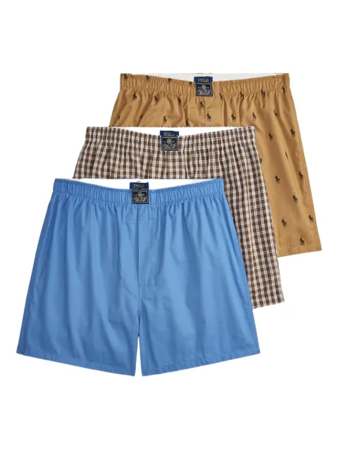 Polo Ralph Lauren cotton boxers (pack of three) Blue 714830273041