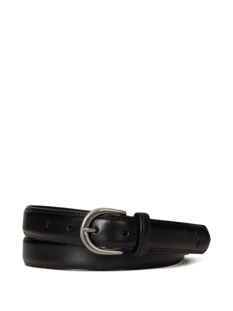 Polo Ralph Lauren leather buckle belt Black 405978786001