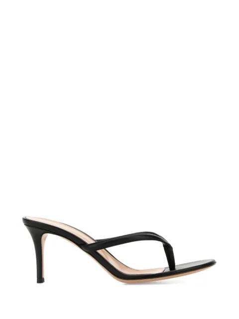 Gianvito Rossi 70mm Calypso leather sandals Black G1126070RICNAP