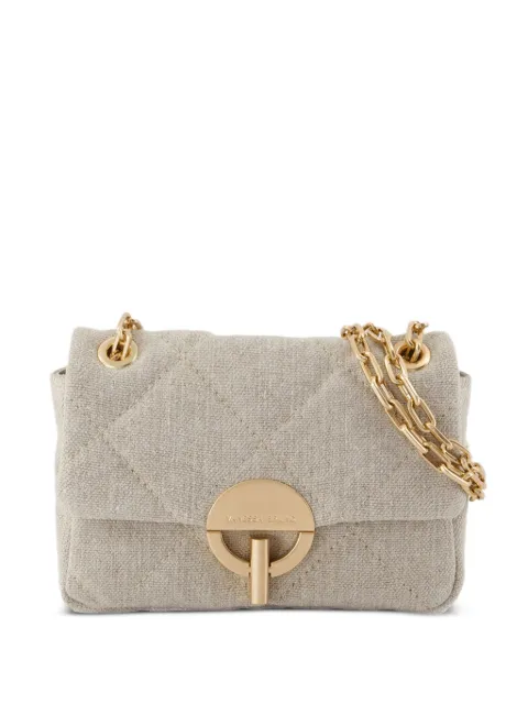 Vanessa Bruno linen quilted shoulder bag Neutrals 4HVE70V40326