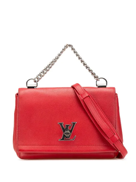 Louis Vuitton Pre-Owned 2015 Leather Lockme II BB satchel Red 2N9Q2Y1I1Q6CB8D8