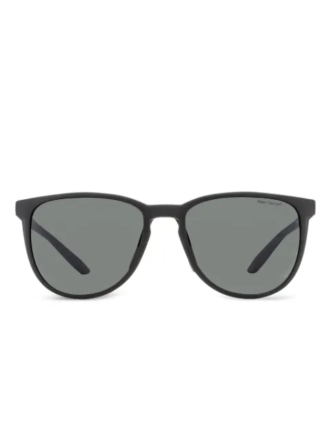 Nike oval-frame keyhole-bridge sunglasses Black 463006E11