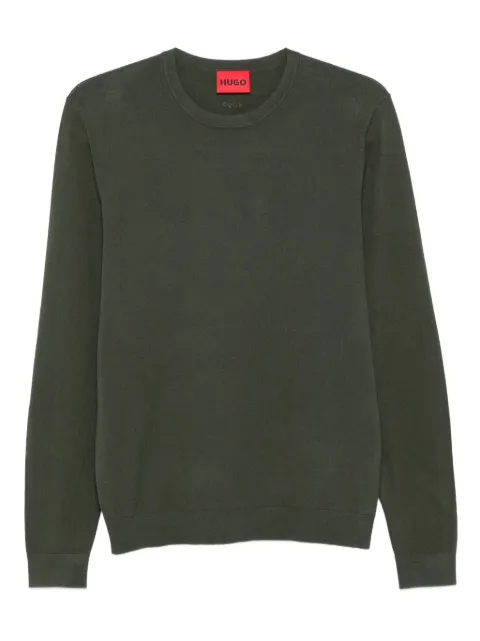 HUGO round-neck sweatshirt Green 50532074