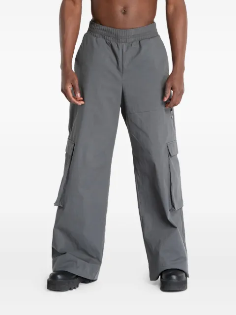 HELIOT EMIL elastic-waist cargo trousers Grey PREAW25M10207DGY05