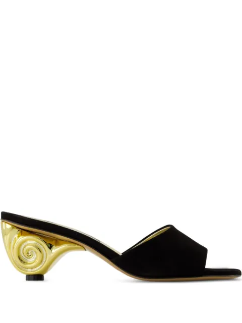 Carel Paris 50mm Naiade spiral-heel sandals Black NAIADE