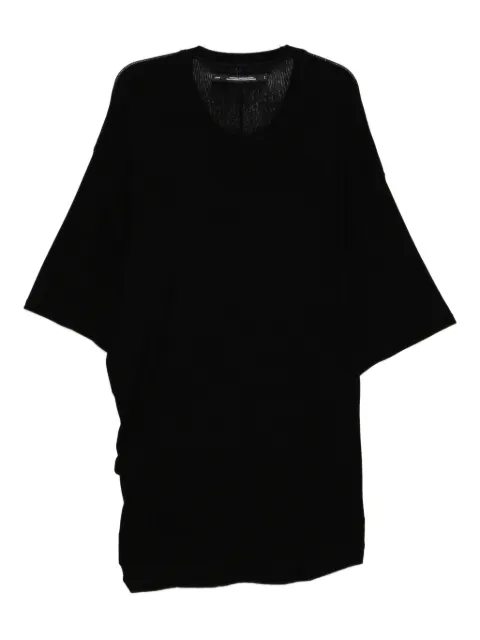Julius draped T-shirt Black 907CUM4BK