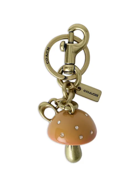 Coach Mushroom keyring Gold CZ123