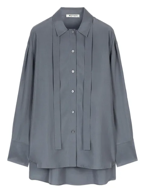 Ports 1961 button-up shirt Grey PW325HLS06VWS034