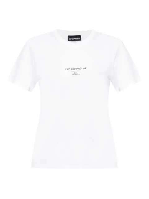 Emporio Armani logo-print cotton T-shirt White EW002837AF12597