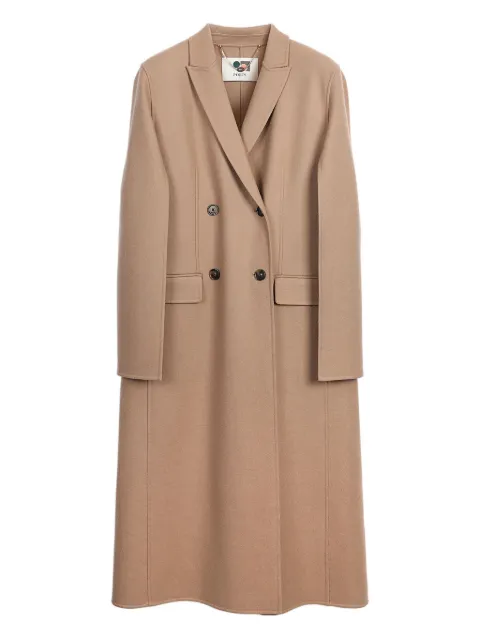 Ports 1961 double-breasted tailored coat Brown PW325CDB04WWF117
