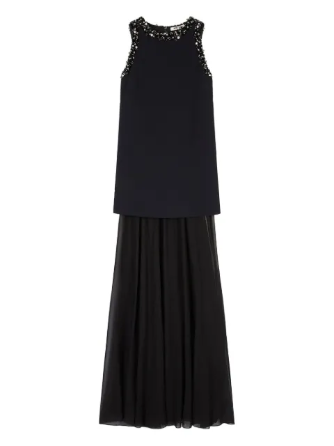 Ports 1961 beaded-embellished gown Black PW325DSS08VWV010