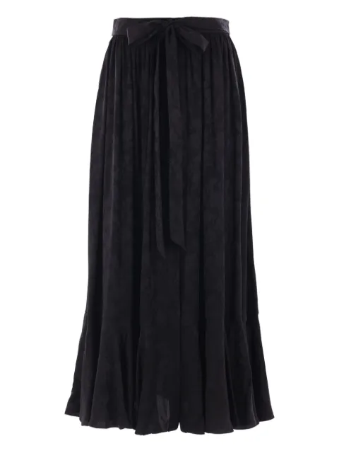 Chloé floral-jacquard gathered skirt CH25AJU13115