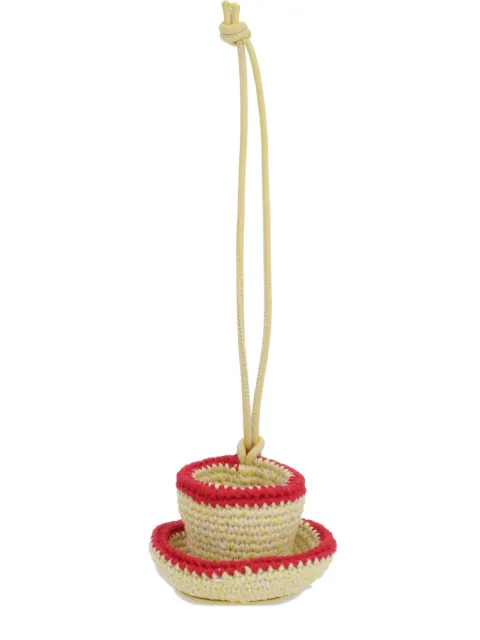 JW Anderson tea cup-pendant bag strap Yellow AC0415FA0477