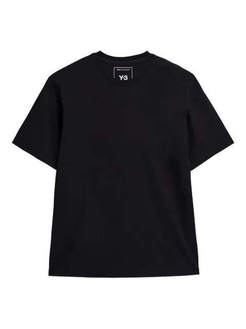 Y-3 logo-print T-shirt Black JX4745