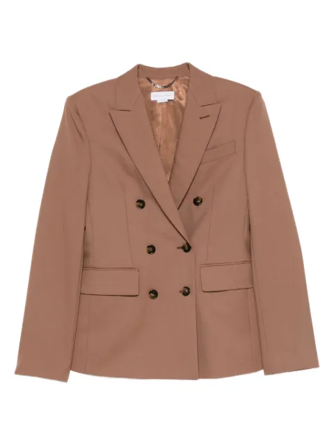 Stella McCartney double-breasted wool blazer Brown 650159SSA36