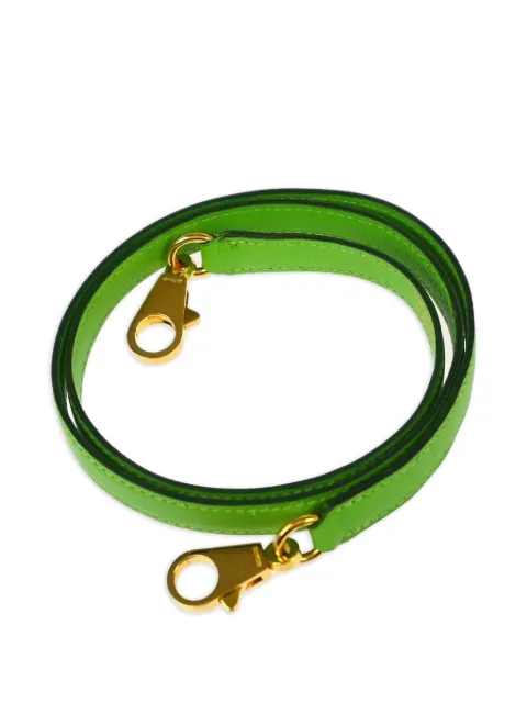 Hermès Pre-Owned 1990-2000s leather shoulder strap Green 185649