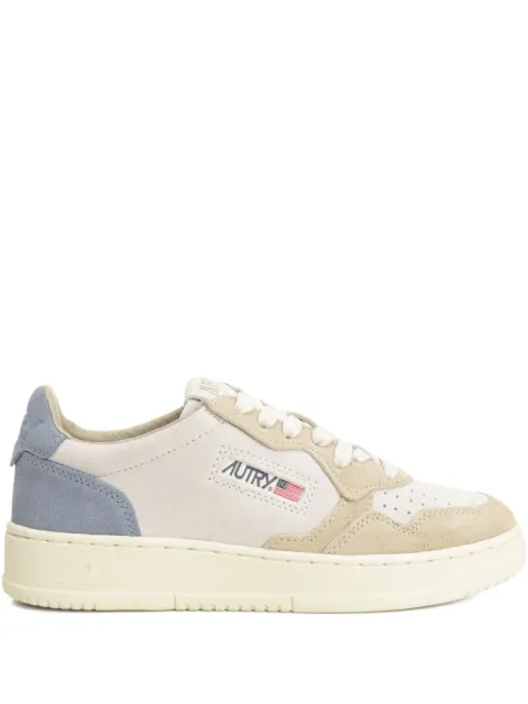 Autry suede panelled trainers Neutrals AULWTS18