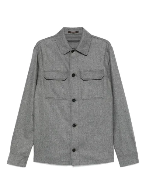 Incotex button-down pocket shirt Grey 63I0304932A