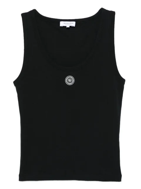 Sporty & Rich SRHWC Baby tank top Black TO081600305BA01