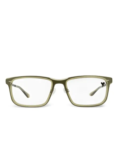 Shinola Flexon rectangular-frame glasses Green SH3700055278