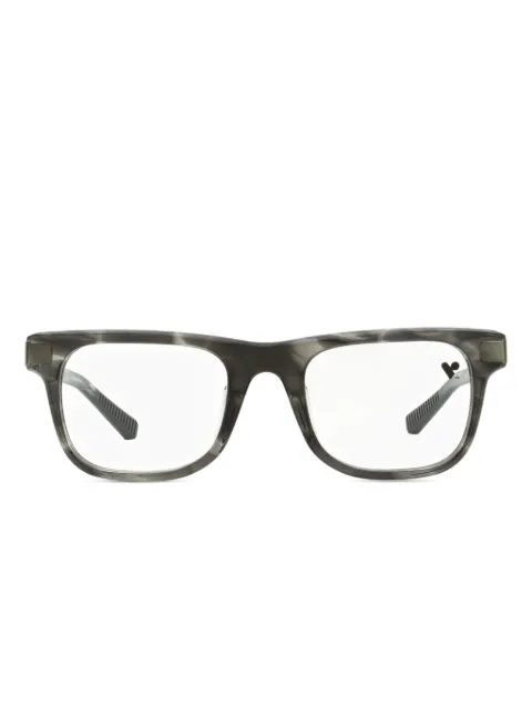 Shinola thunderbolt rectangle-frame glasses Brown SH1500251033