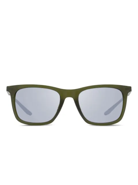 Nike rectangular metal-temple sunglasses Green NKDV23755419010