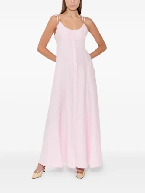 Rosie Assoulin button-fastening maxi dress Pink C253D11WV083688