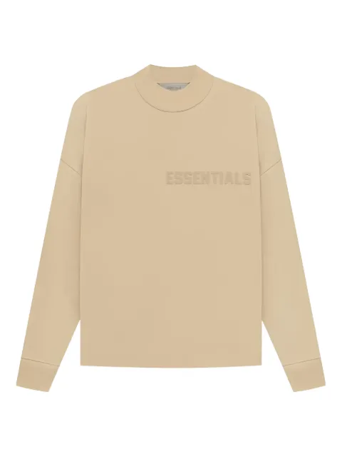 FEAR OF GOD ESSENTIALS embossed-logo sweatshirt Neutrals UVTR6DN9