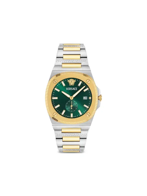 Versace Antares Greek Key 40mm Green VE0V00425